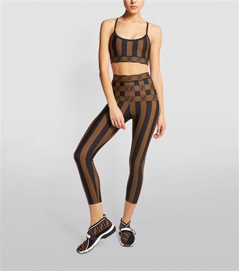 fendi crop top and leggings|Altro.